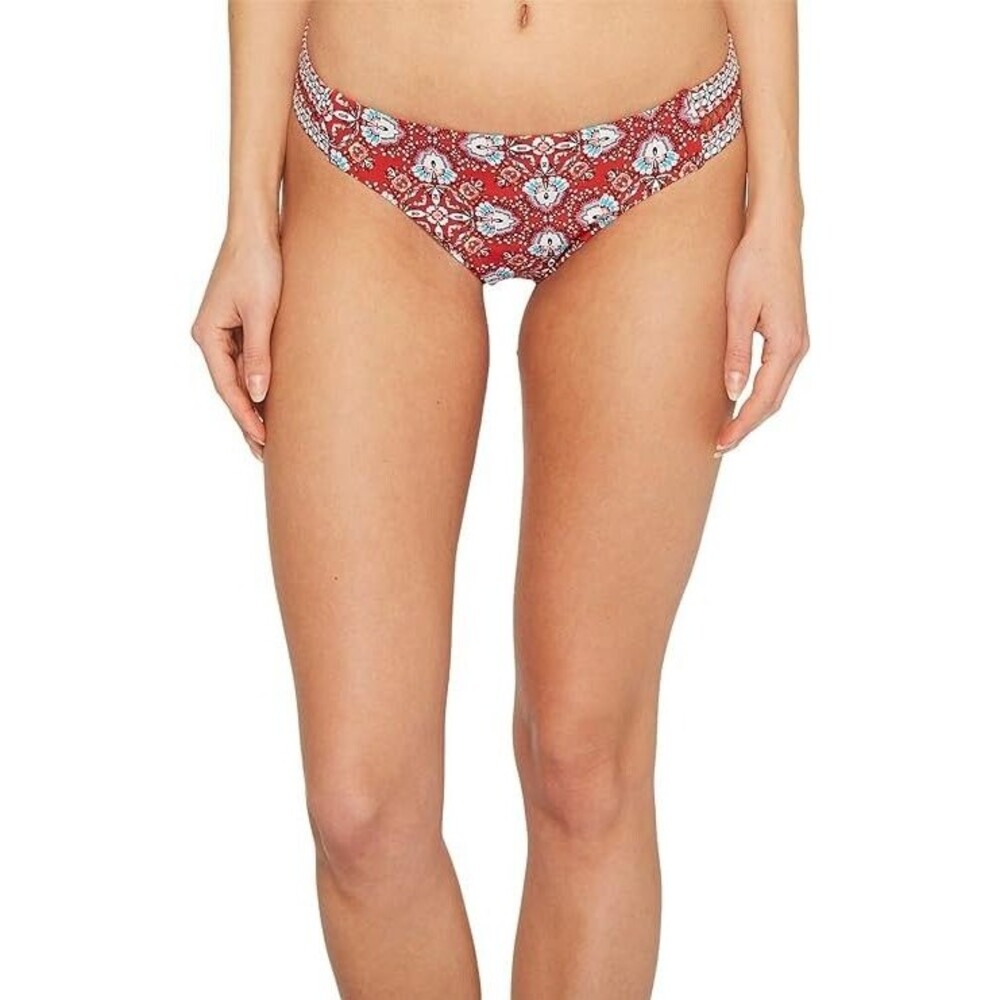 NWT Laundry Shelli Segal Butterfly Twin Bikini Bottom sz L Spice Print
